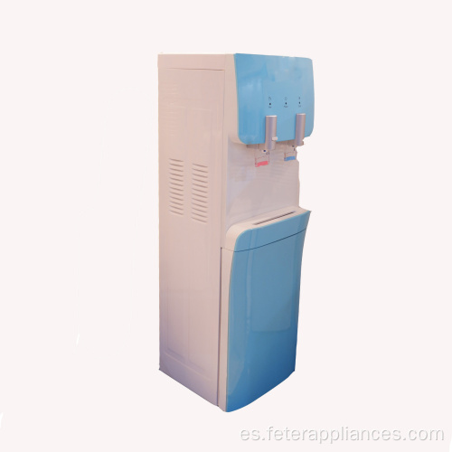 dispensador de agua OEM o Feter con refrigerador de color blanco y negro